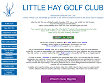 Tablet Screenshot of littlehaygolfclub.co.uk